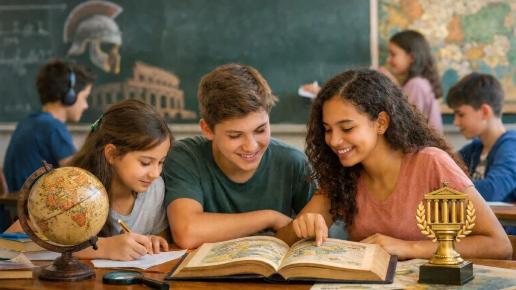 Estudantes se preparam para a Olimpíada Brasileira de História Online - OBHO