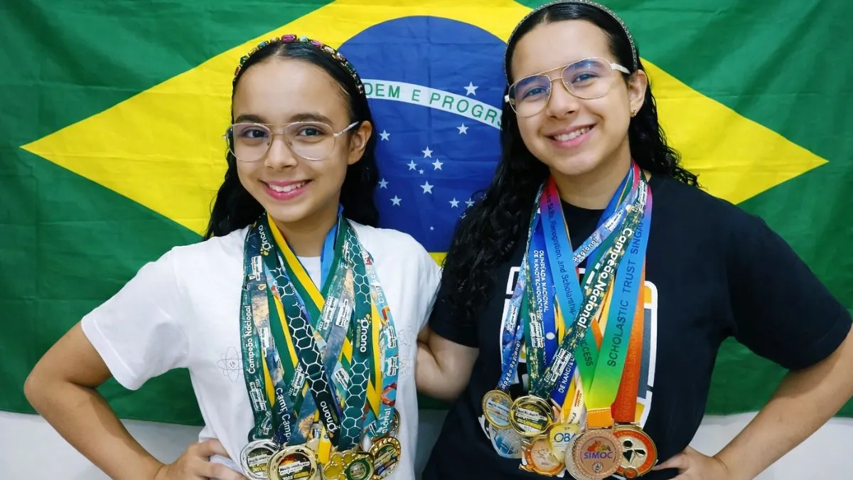 Maitê e Manuela Duas irmãs contam como a paixão pelas olimpíadas científicas virou projeto de vida - olimpíada do conhecimento