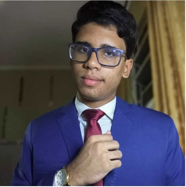 estudante JOSUÉ foi  CAMPEÃO GERAL do  NÍVEL 1, da ONQB - Olimpíada Nacional de Química Básica - Olimpíada científica e do conhecimento