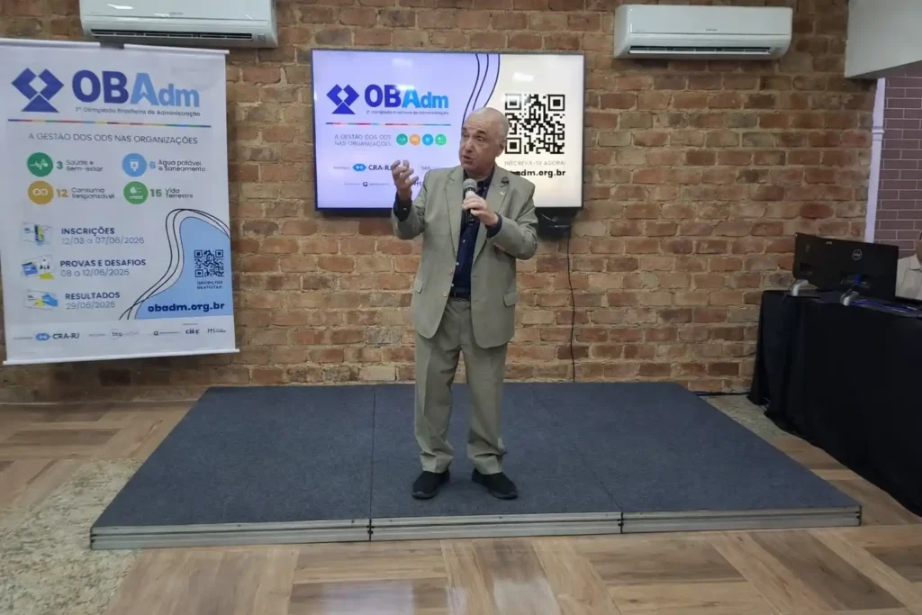 OBAdm Olimpíada Brasileira de Administração - Wagner Siqueira presidente do CRARJ fala sobre a importância dos ODS