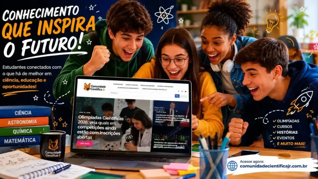 Comunidade Científica Jr completa 1 - News - notícia olimpíadas científicas