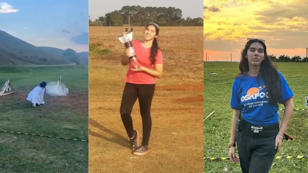 Reino da MOBFOG - Angélica Lopes - foguetes de garrafa PET - OBAFOG - News - notícia olimpíadas científicas News - notícia olimpíadas científicas