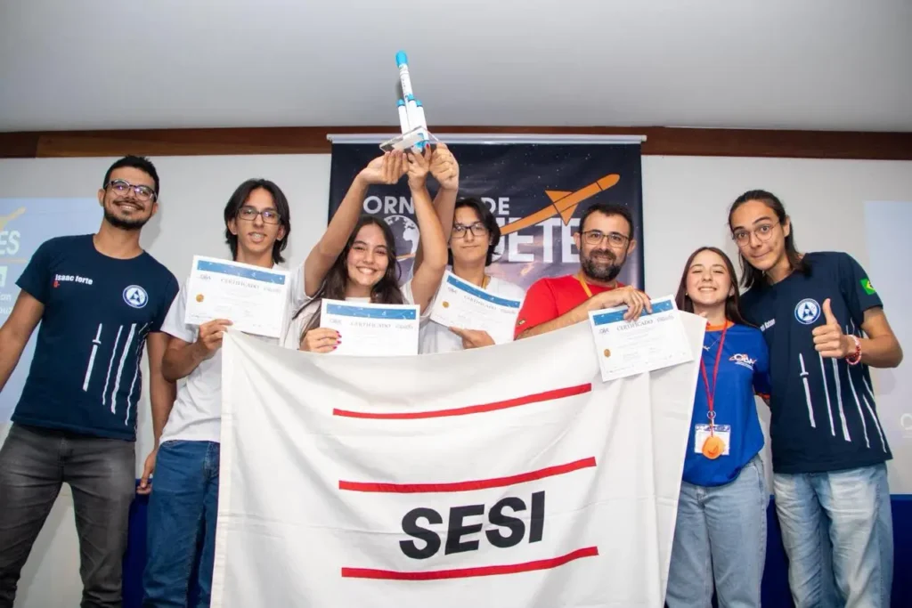 Estudantes do Sesi Amaricana foram classificados para Jornada de Foguetes da OBA e OBAFOG