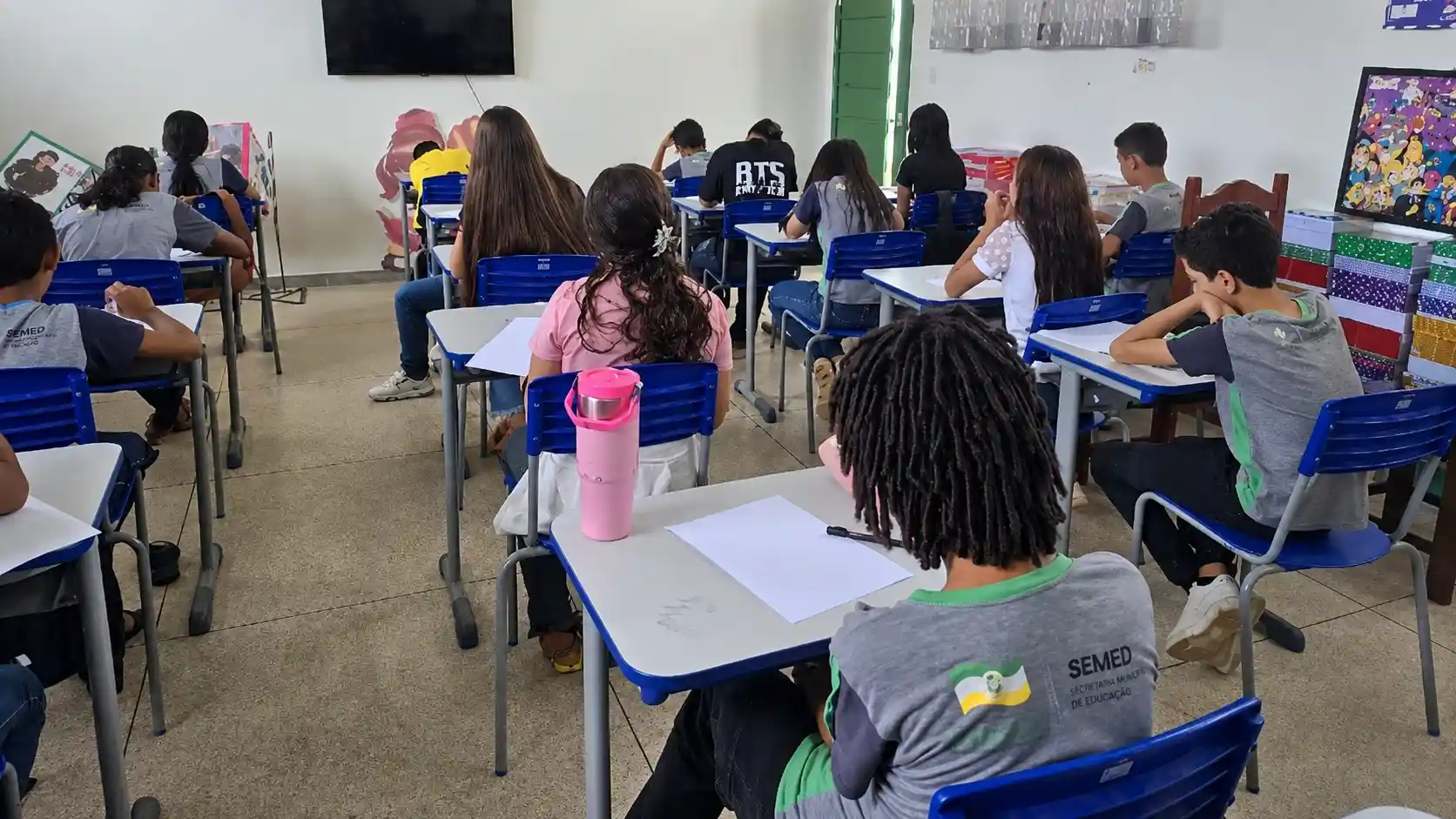 Estudantes participam da Olimpíada Tomeaçuense de Matemática OTM - preparatório para a OBM - Olimpíada Científica