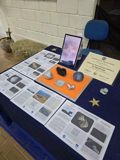 Exposição de Asteroides 3D do Clube Centauri