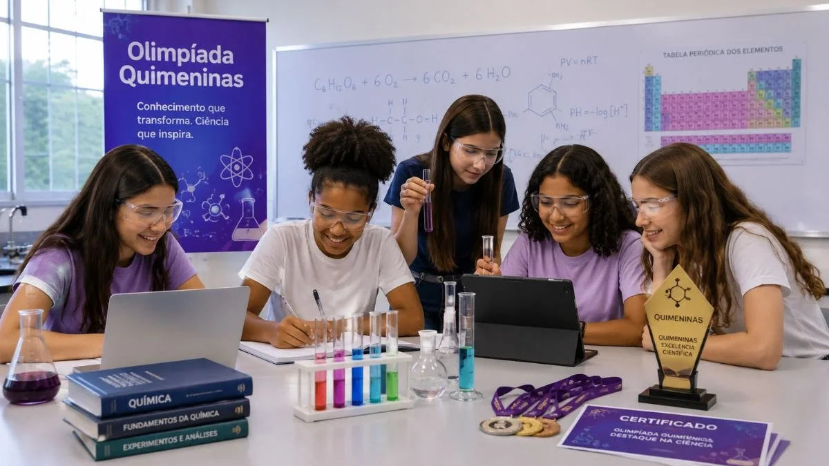 Olimpíada Quimeninas abre inscrições - News - notícia olimpíadas científicas